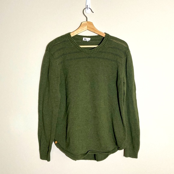 tentree Sweaters - tentree | Forever After Scoop Hem Sweater - L, Olive